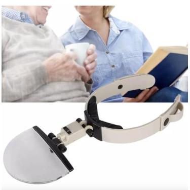 Imagem de Lupa Aumento Com Led De Cabeça / Idoso Estética Eletrônica - JM ONLINE
