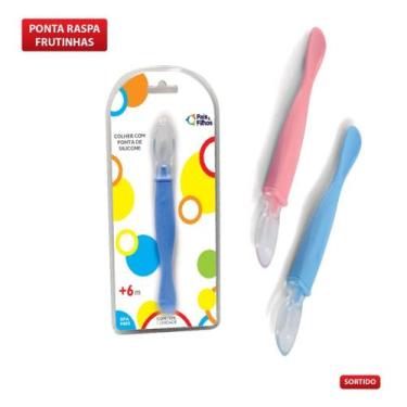 Imagem de Colher com Ponta de Silicone Pais & Filhos Cód: 778 - Pais&Filhos, Ros