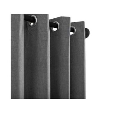 Imagem de Kit Cortina Rústica 3,00m x 1,60m Completo Varão 19mm Instalação Fácil