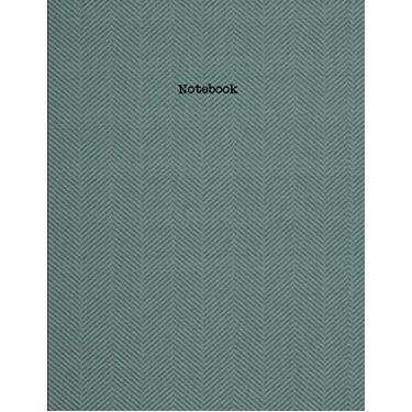 Imagem de Notebook: lined Journal- Simple color texture & pattern Design - Large (8.5 x 11inches) - 101 Pages –Mallard Green: Composition Book Perfect bound, Soft Cover – Minimal Vintage style