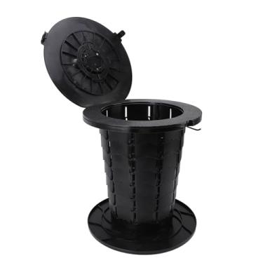 Imagem de Vaso Sanitário Portátil para Acampamento, Vaso Sanitário Portátil Retrátil de Plástico, Vaso Sanitário de Viagem Com Altura Ajustável, Vaso Sanitário Dobrável para Camping, Carro