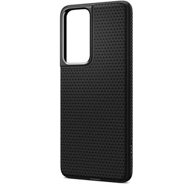Imagem de Spigen Capa Liquid Air Armor Projectada para Samsung Galaxy S21 Ultra - Preto Fosco