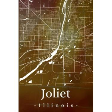 Imagem de Joliet Illinois: Your city, your region, your home! | Composition Notebook 6x9 plaid 120 pages