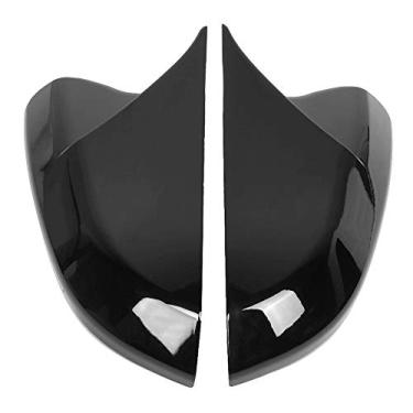 Imagem de Capa para espelho retrovisor, espelho lateral porta do carro, tampas complementares para 10th 2016-2020 (preto brilhante)