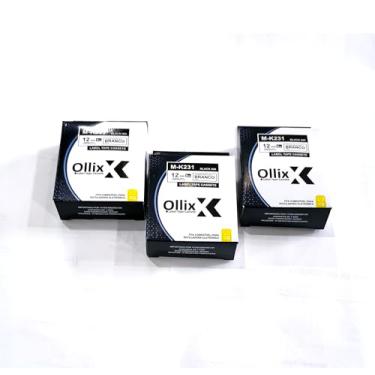 Imagem de 03 Fita Rotulador Ollix Brother PT-65 PT-70 PT-80 PT-85 PT-70Bm Compatível M-231 MK-231 MK231 Branca 12mm