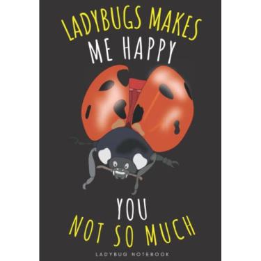 Imagem de Ladybug Notebook: Large Lined Journal For Your Daily To do List Note | 100 pages Decorated With Small Insects Face Designs and Cute Ladybugs Oranement ... Book Gift to Keep track & Record Information