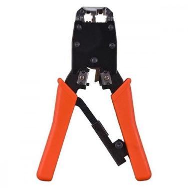 Imagem de Alicate Crimpar Telefone Interneed Rj45 - Rj11 - Rj12 Com Catraca - 56