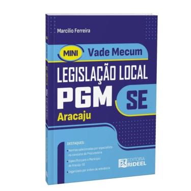 Imagem de Mini Vade Mecum de Legislação Local PGM Aracaju-SE