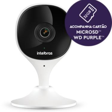 Imagem de Camera Mibo Infra Imx Wifi Full Hd C/ Cartao 32gb Intelbras