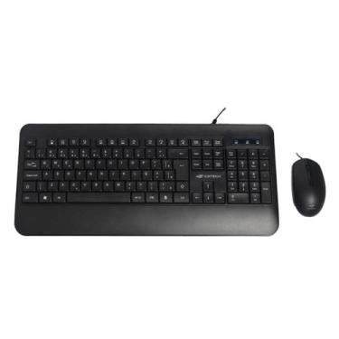 Imagem de Kit Teclado + Mouse USB C3Tech KT-200BK com Fio 2000 DPI