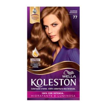 Imagem de Coloração Koleston 77 Marrom Dourado - Wella, Marrom Dourado