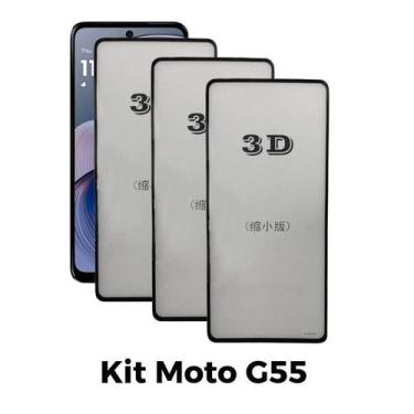 Imagem de 3UN Película 3D de Vidro para Motorola Moto G55 - LXL
