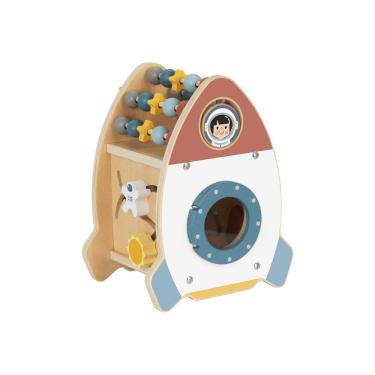 Imagem de Foguete de Atividades Tooky Toy Brinquedo Madeira Educativo