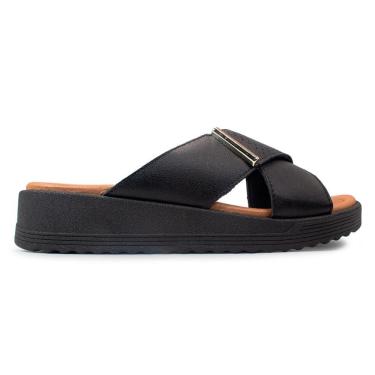 Imagem de Tamanco Usaflex Feminino Salto Anabela Detalhe Casual MA10003