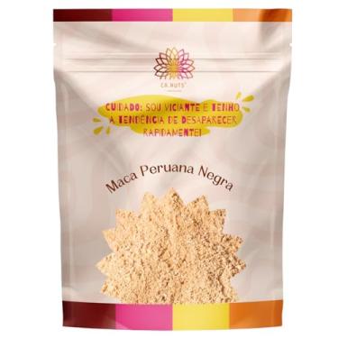 Imagem de Maca Peruana Negra em Pó Premium | Linha Especial de Suplementos Ca.Nuts (500g)