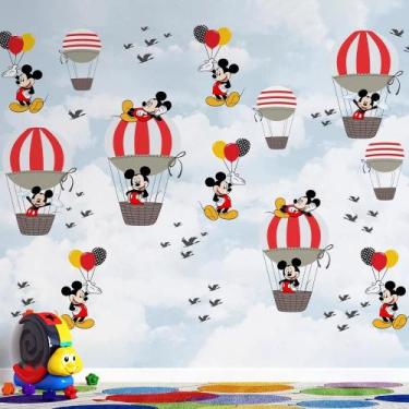Imagem de Papel de Parede Infantil Turma do Mickey AL 01 - AloPapers, 4,00m de l