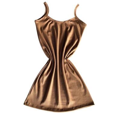 Imagem de Vestido Feminino Canelado de Alcinha,Tubinho luxo  Básico, Versátil e 