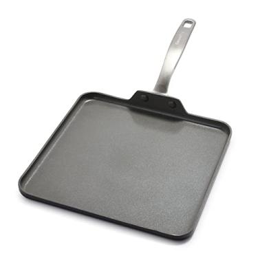Imagem de GreenPan Chatham — Panqueca antiaderente de cerâmica saudável, 28 cm, cinza