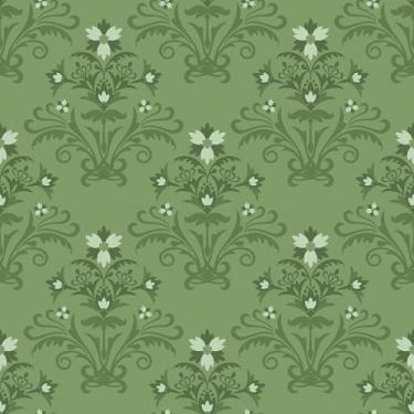Imagem de Papel de parede floral verde descasque e cole papel de parede vintage Boho papel de contato para armários gavetas papel de contato boêmio para quarto banheiro adesivos de parede damasco para