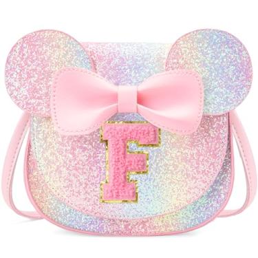 Imagem de OYLOLA Presentes de aniversário para meninas de 3, 4, 5, 6, 7 e 8 anos, bolsa infantil para meninas pequenas, presente para meninas, Cor rosa, F