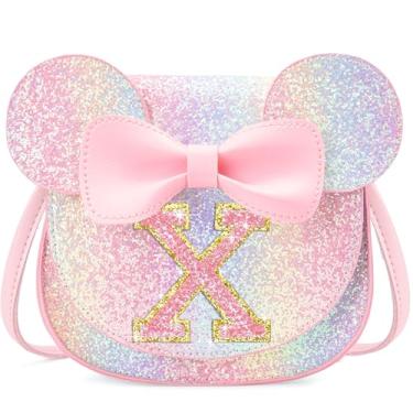 Imagem de OYLOLA Presentes de aniversário para meninas de 3, 4, 5, 6, 7 e 8 anos, bolsa infantil para meninas pequenas, presente para meninas, Cor rosa brilhante