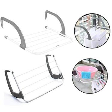 Imagem de Varal Portátil Com Regulador De Pendurar Metal - Rio Tijucas