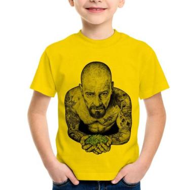 Imagem de Camiseta Infantil Walter White Tattoo Heisenberg - Foca na Moda, Amare