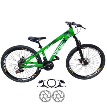 Imagem de Bicicleta Aro 26 Vikingx Tuff 25 Aluminio 21 Velocidades Freio Hidraul