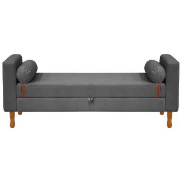 Imagem de Recamier Sapateira Baú Pietro para Cama Box King Size 195cm Bouclê - SOFA STORE