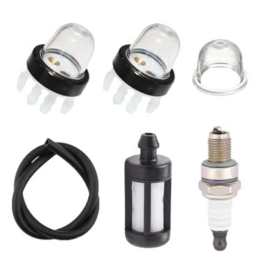 Imagem de Gewxgzo Kit de bomba de combustível de lâmpada primária FS94 adequado para Sthil FS94 FS250 HL94 KM94 HS56 FS300 substitui 0000 350 6201 com kits de linha de combustível de filtro de óleo de vela de