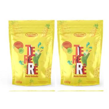 Imagem de 2 Erva Mate Para Tereré SCHNEIDER ABACAXI Sem Açúcar 250g