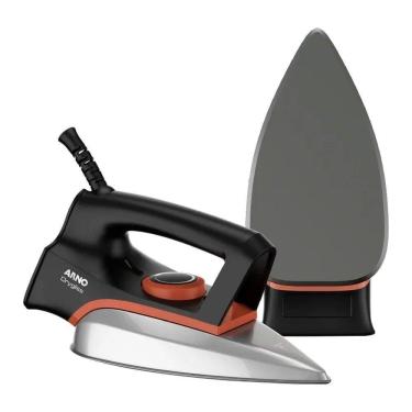 Imagem de Ferro de Passar a Seco Arno FS31 Drygliss - Base Anti Aderente, 1200W, Preto/Inox