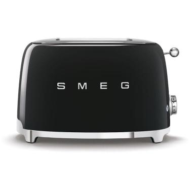 Imagem de Torradeira Elétrica 4 Fatias em Aço Inoxidável, 110V, Smeg, Preta