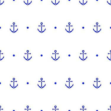 Imagem de Papel De Parede Adesivo Âncora Branco Vinil 3m