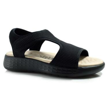 Imagem de Papete Flat Feminina Comfortflex 2547304, Preto, 37