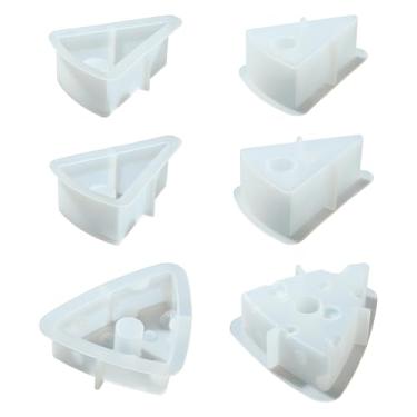 Imagem de UR URLIFEHALL 3 moldes de silicone para castiçal de queijo candelabro moldes de fundição de resina para suporte de vela, enfeites de cera de sabão, artesanato, decoração de casa