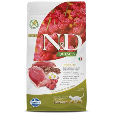 Imagem de Comida para gatos Farmina N&D Quinoa Urinary Duck Adulto 1,5 kg