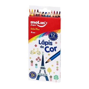 Imagem de Lápis De Cor 4,00mm Triangular - Cx c/ 12 Ucores