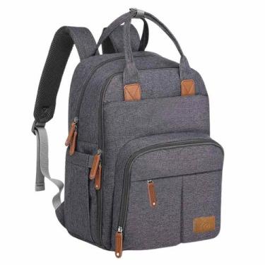 Imagem de Bolsa Maternidade Grande Viagem Passeio com Trocador Impermeável Térmi