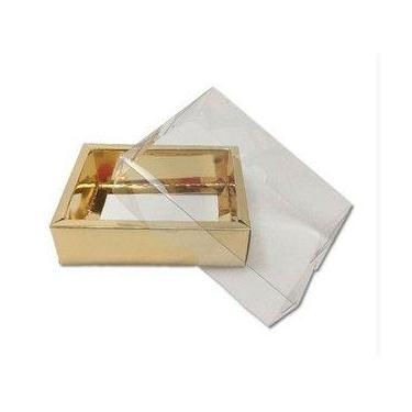 Imagem de Caixa com Tampa Transparente PVC Nº 7  13x20x4cm 10 unidades - ASSK, O