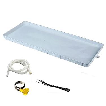 Imagem de Bandeja coletora de ar condicionado, bandeja de drenagem de condensado, bandeja de água para ar condicionado com dreno, para ar-condicionado dividido interno/externo (cor: 91,5 x 45 cm/36 x 18 pol