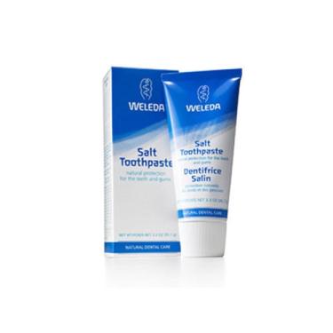 Imagem de Creme dental com sal 2,5 oz da Weleda (pacote com 4)