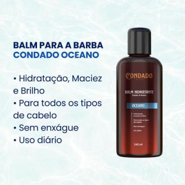Imagem de Balm Condado Oceano 140 ml Barba Cabelo Bigode Brilho Hidratante Macie