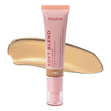 Imagem de Base Líquida Soft Blend Ruby Rose Cobertura Média Acabamento Matte 30g