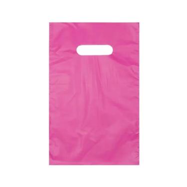 Imagem de Sacola Boca Vazada PEBD Pink 20x30x0,12 c/50 - Marqplas
