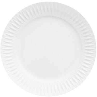 Imagem de Conjunto 20 Pratos para Sobremesa Branco 20,5cm em Porcelana Diamante Germer Restaurante