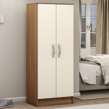 Imagem de Armário Multiuso Sapateira 2 Portas Boston - Amêndola Touch-off White Amêndola Touch-off White