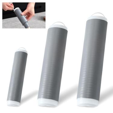 Imagem de BangBoom 3 peças de capa de silicone para alça de panela resistente ao calor, capa antiderrapante de ferro fundido para panelas e frigideiras, 3 tamanhos, frigideiras, suporte de panela para espátulas