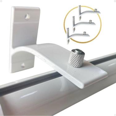 Imagem de Kit 3 Suportes Inove 100% Aluminio Trilho Suíço Ou Varão Wave - Varias