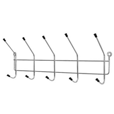 Imagem de Cabideiro Duplo 5 Ganchos Para Suporte De Cozinha 19X45Cm